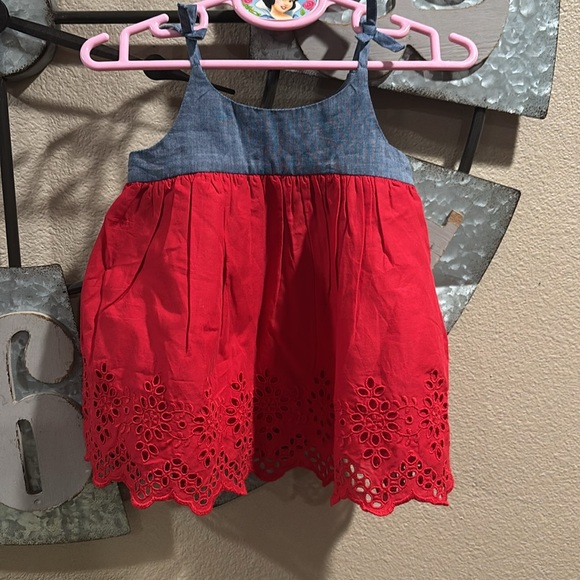 Baby Gap Chambray Eyelet Dress - Picture 3 of 7